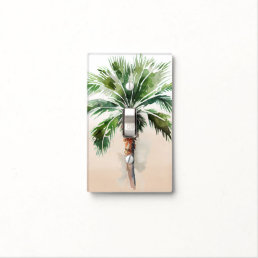 Tropical Palm Tree Ombre  Light Switch Cover