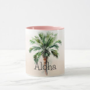 Tropical Palm Tree Ombre Mug