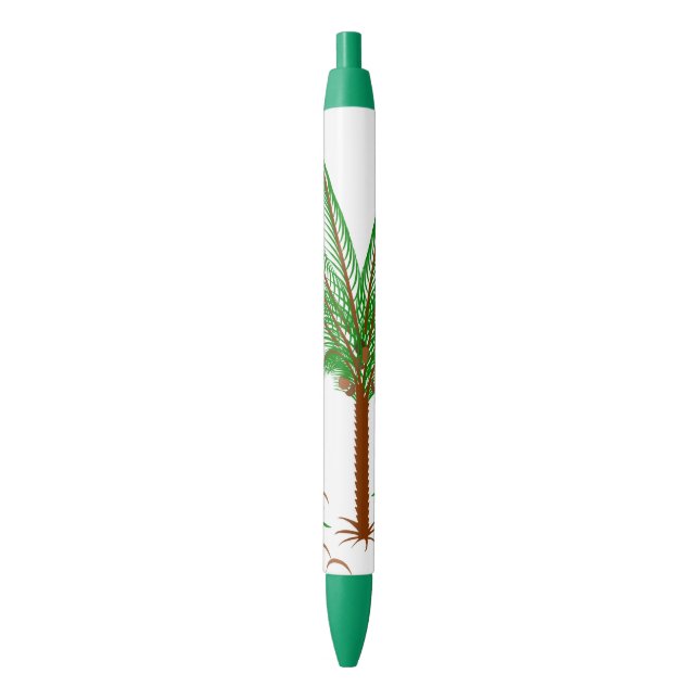 Tropical Palm Tree Pen (Front Vertical)