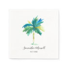Tropical Palm Tree Personalized Wedding