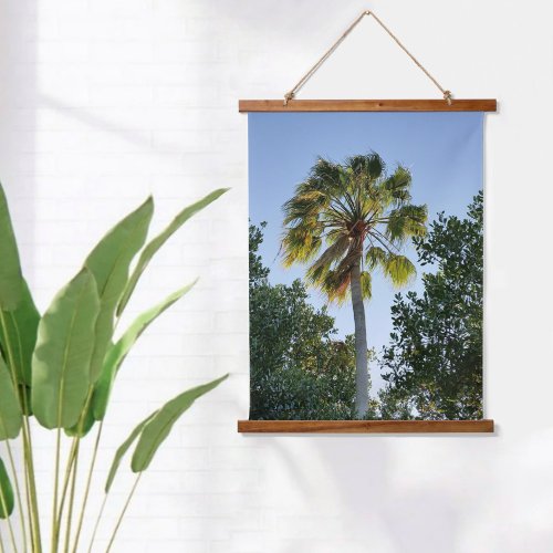 Tropical Palm Tree Photographic Botanical Hanging Tapestry