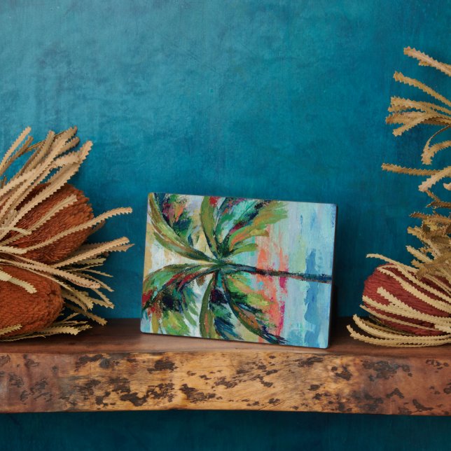 Tropical | Palm Tree Plaque (Side)
