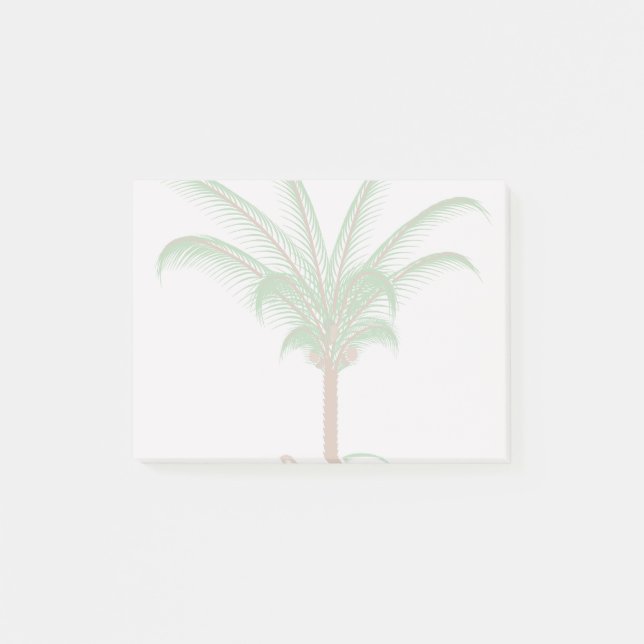 Tropical Palm Tree Post-it Notes (Front)