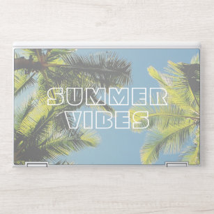 Tropical Palm Tree Retro Summer Vibe HP Laptop Skin