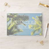 Tropical Palm Tree Retro Summer Vibe HP Laptop Skin (Desk)