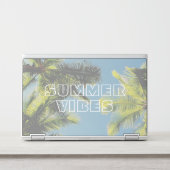 Tropical Palm Tree Retro Summer Vibe HP Laptop Skin (Front)