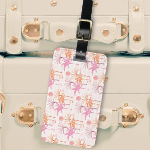 Tropical Palm Tree Scene Personalized Luggage Tag