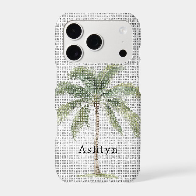 Tropical Palm Tree Sparkle  Case-Mate iPhone Case (Back)