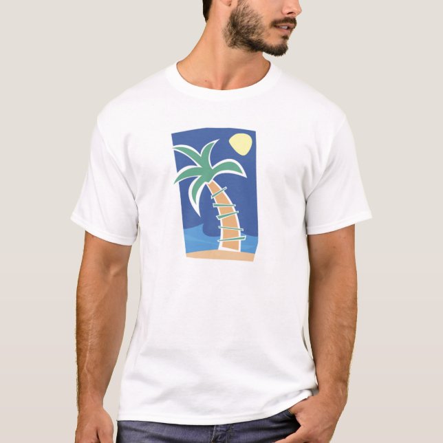 Tropical Palm Tree T-shirts (Front)
