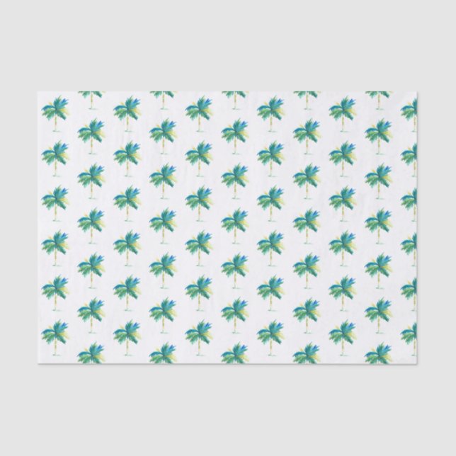 Tropical Palm Tree Tissue Paper (Front)