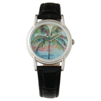 Tropical | Palm Tree Watch by wildapple at Zazzle