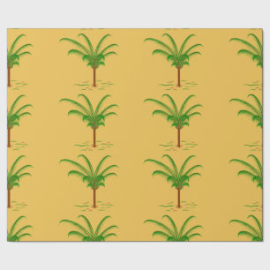 Tropical Palm Tree Wrapping Paper