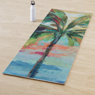 Tropical Palm Tree Yoga Mat