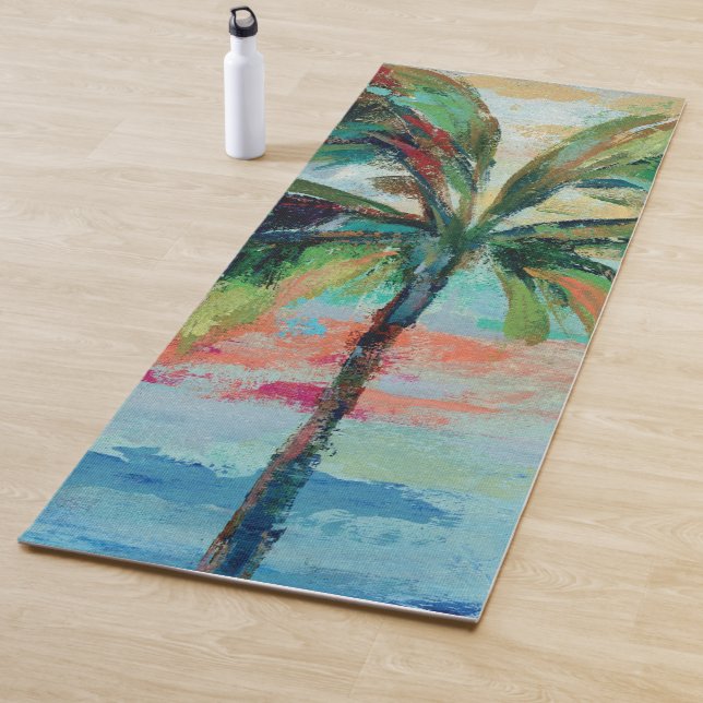 Tropical | Palm Tree Yoga Mat (In Situ)