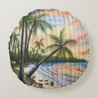 TROPICAL PALM TREES BEACH BLINDS