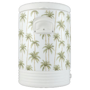 Tropical Palm Trees Beverage Cooler