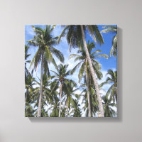 Tropical Palm Trees Canvas Print