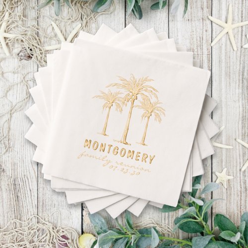 Tropical Palm Trees Custom Family Reunion