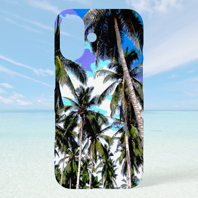 Tropical Palm Trees Design Iphone Case (Creator Uploaded)