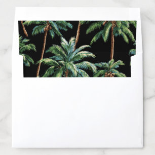 Tropical Palm Trees Envelope Liners