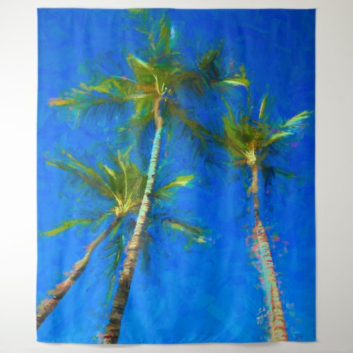 Tropical Palm Trees Fine Art Photo Booth Backdrop