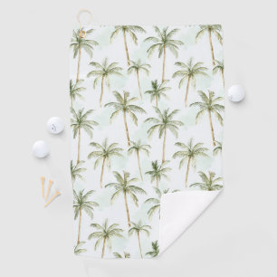 Tropical Palm Trees Golf Towel