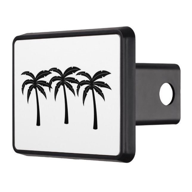 Tropical Palm Trees Hitch Cover (Left)