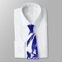 Tropical Palm Trees in a Posterised Design Tie