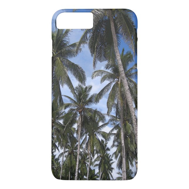 Tropical Palm Trees in Colour Case-Mate iPhone Case (Back)