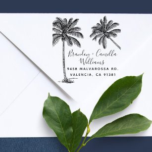 Custom Return Address Stamp - Palm