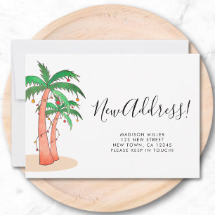 Tropical Palm Trees Moving Announcement