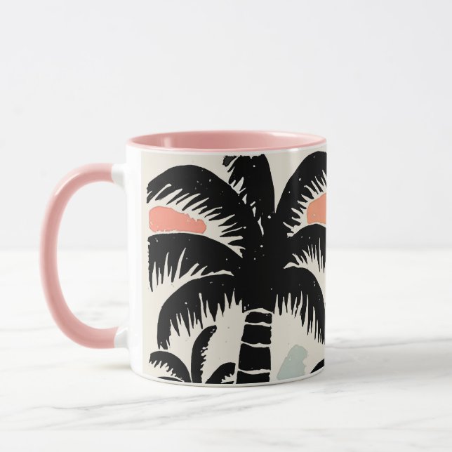 Tropical Palm Trees Mug (Left)