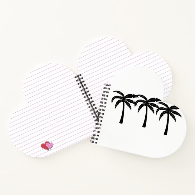 Tropical Palm Trees Notebook (Inside)