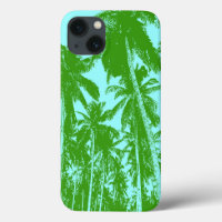 Tropical Palm Trees Pattern Cell Phone Case