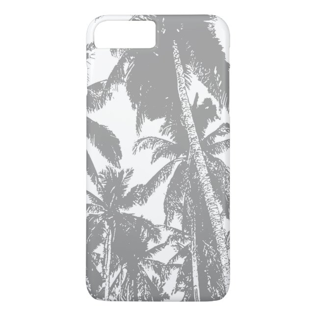 Tropical Palm Trees Pattern Cell Phone Case (Back)