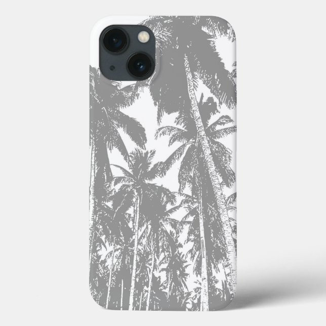 Tropical Palm Trees Pattern Cell Phone Case (Back)