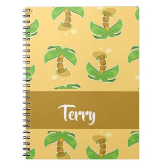 Tropical palm trees pattern