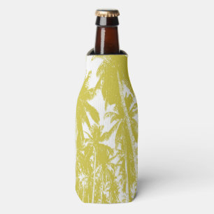 Tropical Palm trees pattern on a Bottle Cooler