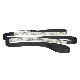 Tropical Palm Trees Pet Leash