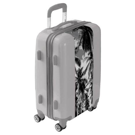 Tropical Palm Trees. Posterised design. Luggage