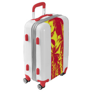 Tropical Palm Trees. Posterised design. Luggage