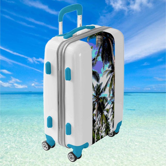 Tropical Palm Trees. Posterised design. Luggage (Creator Uploaded)