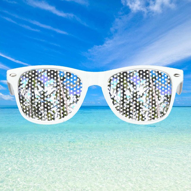 Tropical Palm Trees Retro Sunglasses (Creator Uploaded)