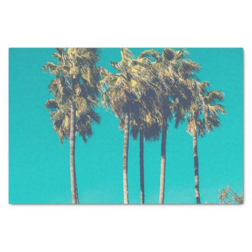 Tropical Palm Trees Retro Tissue Paper