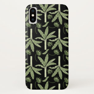Tropical palm trees seamless pattern iPhone x case