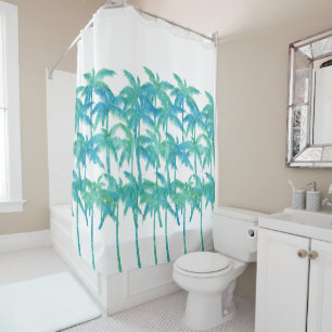 Tropical Palm Trees Shower Curtain