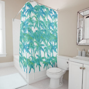 Tropical Palm Trees Shower Curtain