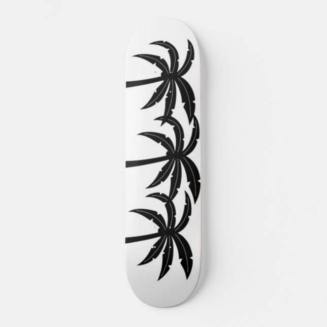 Tropical Palm Trees Skateboard (Front)