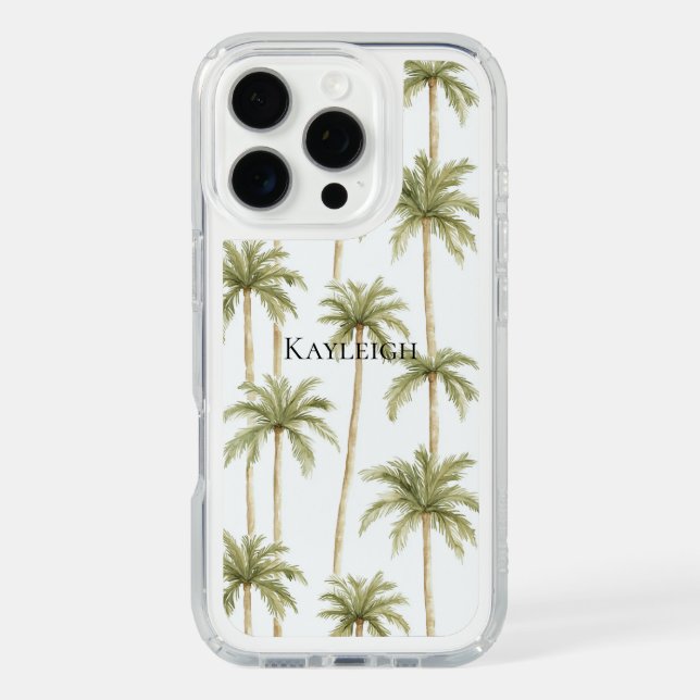 Tropical Palm Trees Speck iPhone Case (Front)