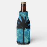 Tropical Palm Trees Summer Bottle Cooler at Zazzle
